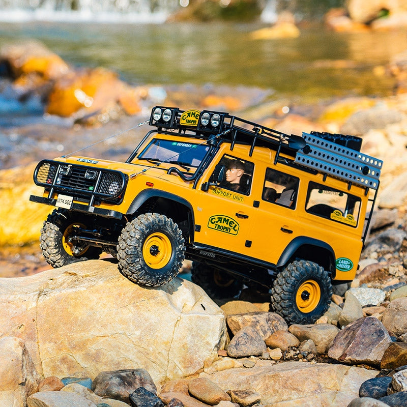 FMS 1/10 FCX10 ランドローバー キャメル トロフィーエディション RS レンジローバー