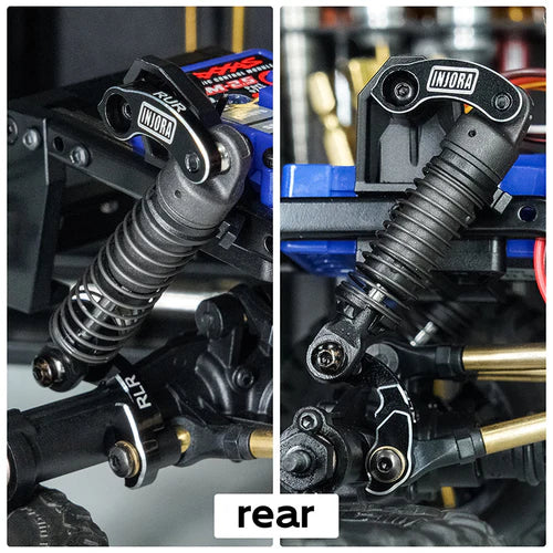 1/18 TRX4M ディフェンダーブロンコ用 CNCアルミフレックスブレードサスペンショントラベルエクステンション
