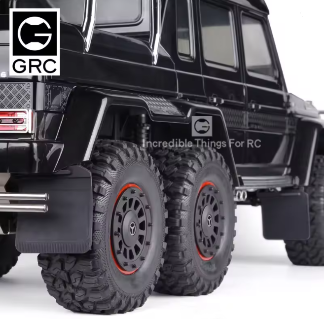 GRC 1/10 rcクローラー、TRX6 G63 用　泥よけ　マッドフラップ (ステンレス鋼ブラケット付き)　G145D