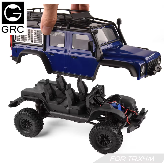 GRC Traxxas TRX-4M ディフェンダー用 3Dプリント インテリアセット G178WL