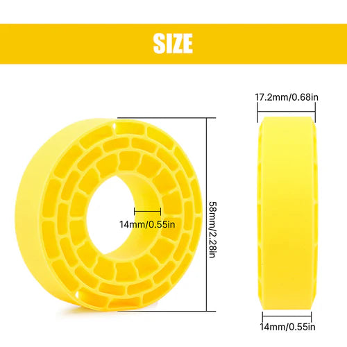 INJORA シリコンゴムインサート 1.0インチ 61-63mmタイヤ用 (1062)