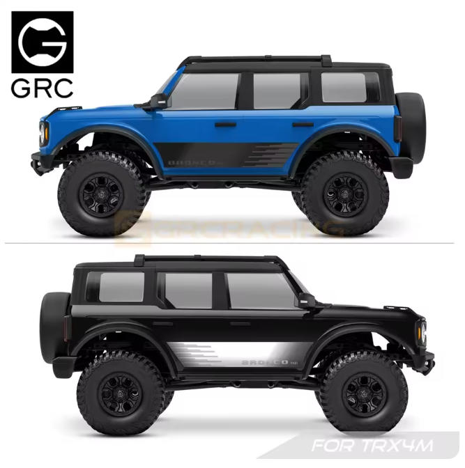 GRC Traxxas TRX-4M ブロンコ用　ステンレススチール装飾シート　G179C各色