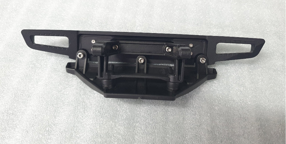 H-TECH Traxxas TRX4 2021 Bronco用 CNCアルミフロントバンパー「LED付きウインチ」