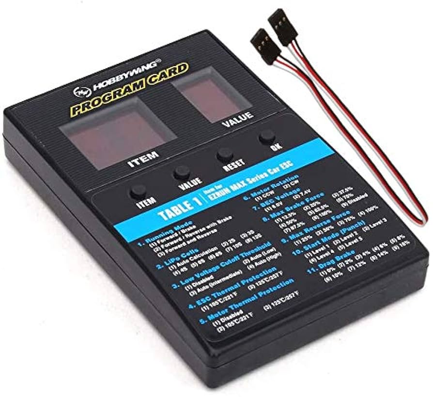 ホビーウィング  HOBBYWING ESC プログラムカード PG-CARD General HW30501003