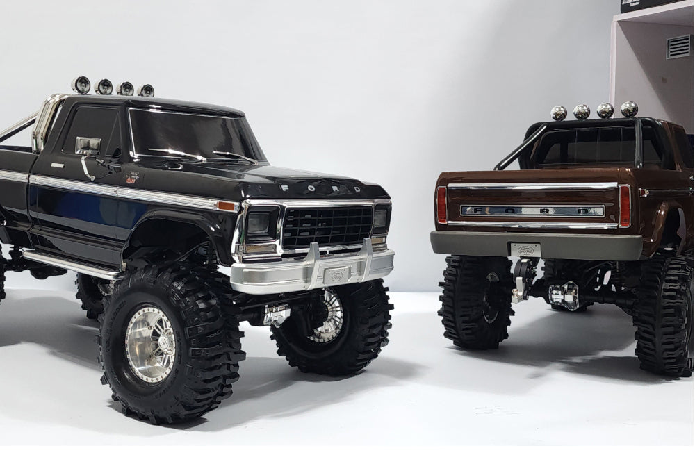 H-TECH Traxxas TRX-4 Ford F150 Ranger 92046-4用 CNCアルミリアバンパー