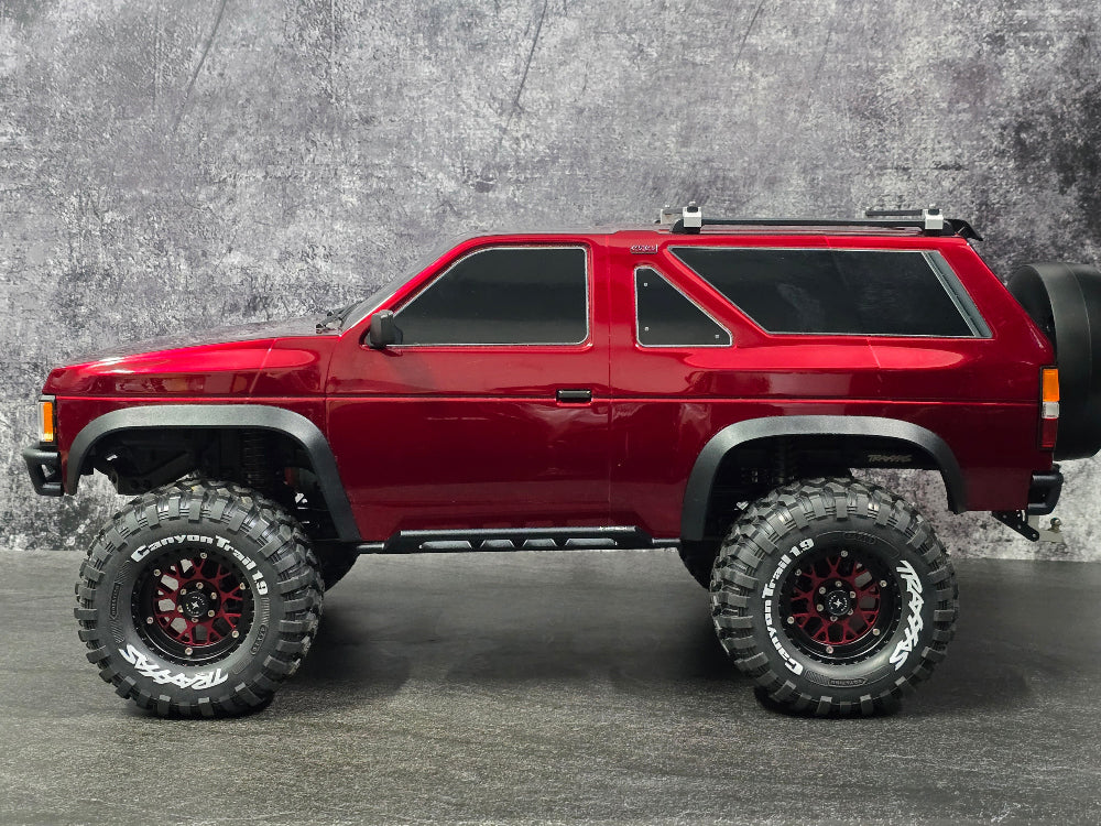 H-TECH トラクサス TRX4 パスファインダー用 CNCアルミニウム製ルーフラック（Traxxas TRX-4、日産パスファインダー用）