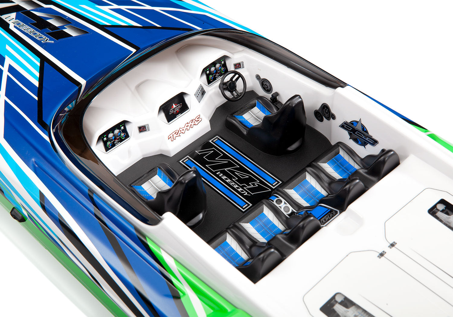トラクサス M41カタマラン "高性能RTRレースボート、ブラシレス、TQ 2.4GHzプロポ、57046-4　各色