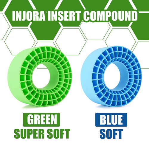INJORA シリコンゴムインサート 2.2インチ (146-149mm 外径5.75インチ) タイヤ用 4本 (2203)
