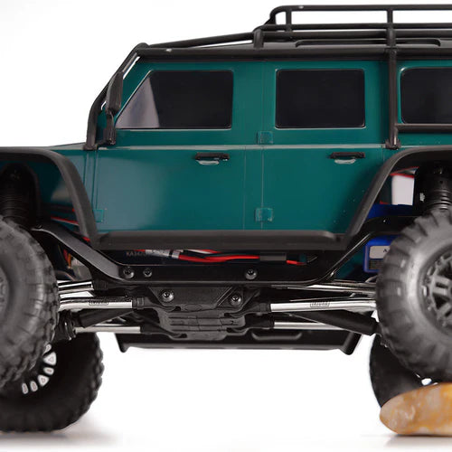 1/18 TRX4M ディフェンダー ブロンコ用 ステンレススチール製ハイクリアランスリンクセット (シャーシリンク)