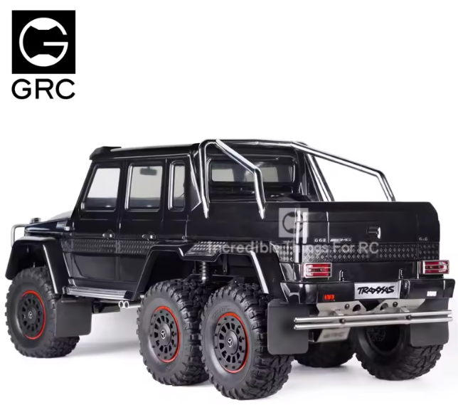 GRC 1/10 rcクローラー、TRX6 G63 用　泥よけ　マッドフラップ (ステンレス鋼ブラケット付き)　G145D