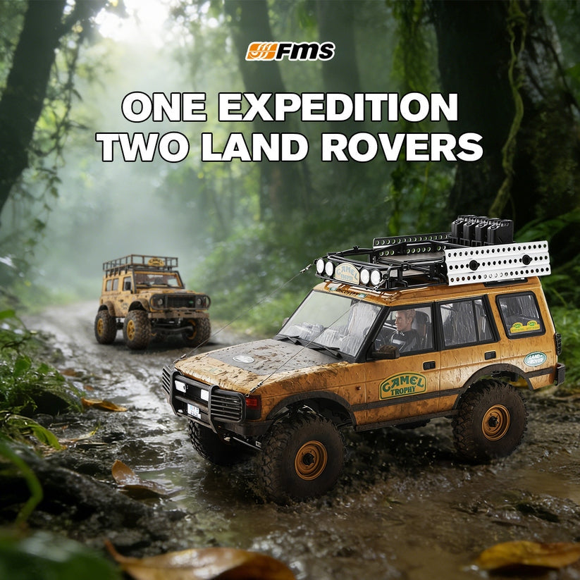 FMS 1/10 FCX10 ランドローバー キャメル トロフィーエディション RS ディスカバリー