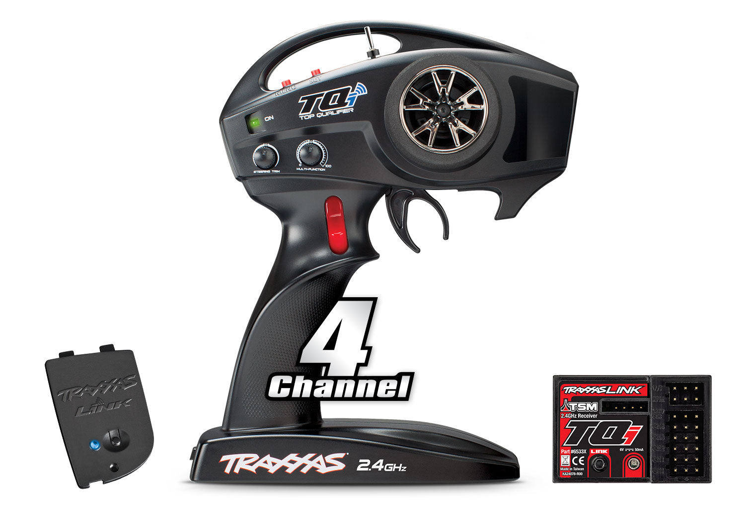 トラクサス TQi 4チャンネル 2.4GHz無線システム＆ワイヤレスモジュール　6507A