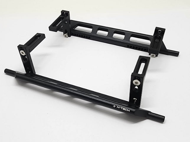 H-TECH　トラクサス　TRX4用 アルミニウム ロックスライダー　サイドバンパー - RCTRAIL