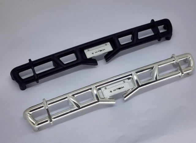 H-TECH トラクサス TRX4 パスファインダー用 CNCアルミニウム製リアバンパー（Traxxas TRX-4、日産パスファインダー用）