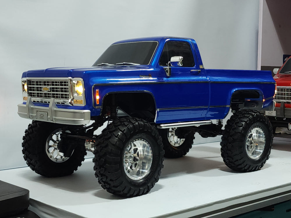 H-TECH Traxxas TRX4 Blazer K10およびK5用 CNCアルミフロントバンパー