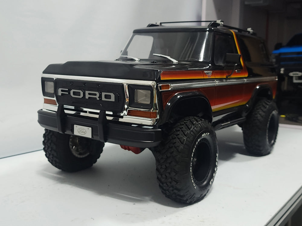 H-TECH Traxxas TRX-4 Ford F150 Ranger 92046-4用 NCアルミグリル（LED付き）