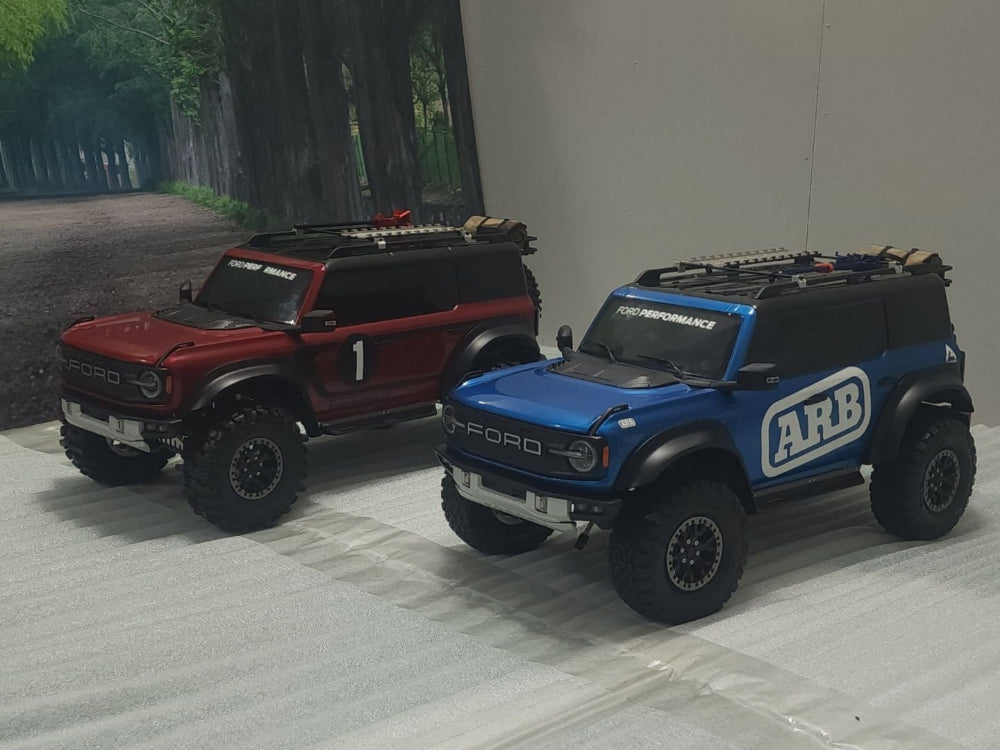 H-TECH   1/10 トラクサス TRX4適合 ブロンコ アルミメタルフード "ラプタータイプ"