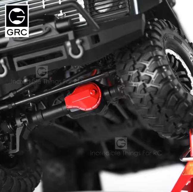 GRC トラクサスTRX4ディフェンダーブロンコブレザーG500 G63用　合金デフカバーフロント/リア  GAX0121各色