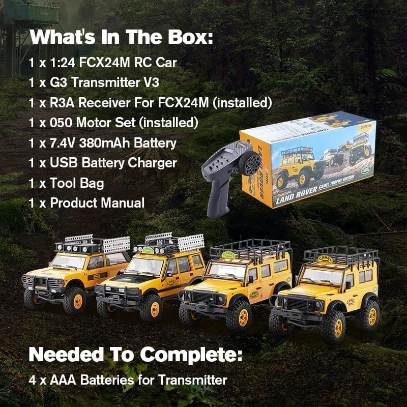 FMS 1:24 FCX24M ランドローバー ディスカバリー キャメル