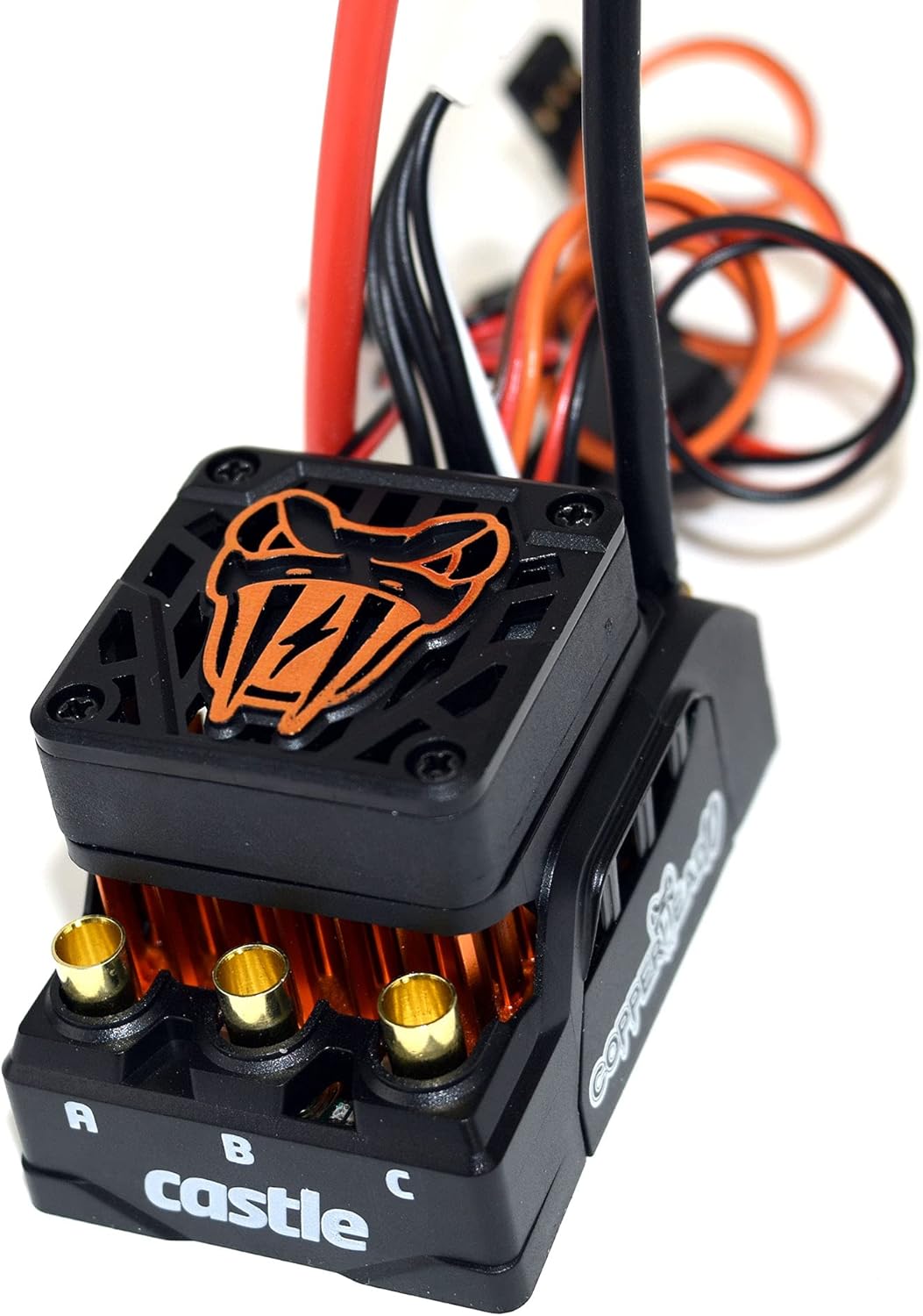 キャッスルクリエーションズ　1/10 RCカー、クローラー用　COPPERHEAD 10、16.8V、防水ESC 010-0166-00