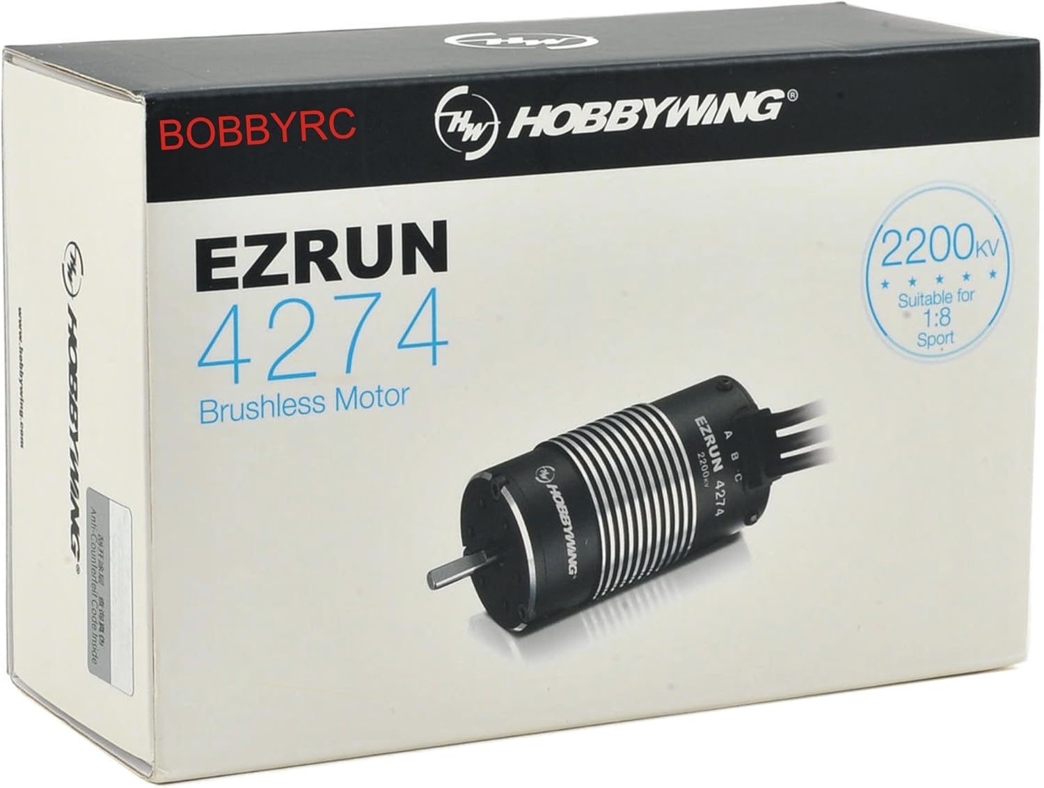 ホビーウィング Hobbywing EZRun 4274Sl センサーレス ブラシレスモーター 1/8 バギー、モンスタートラック用 30402500