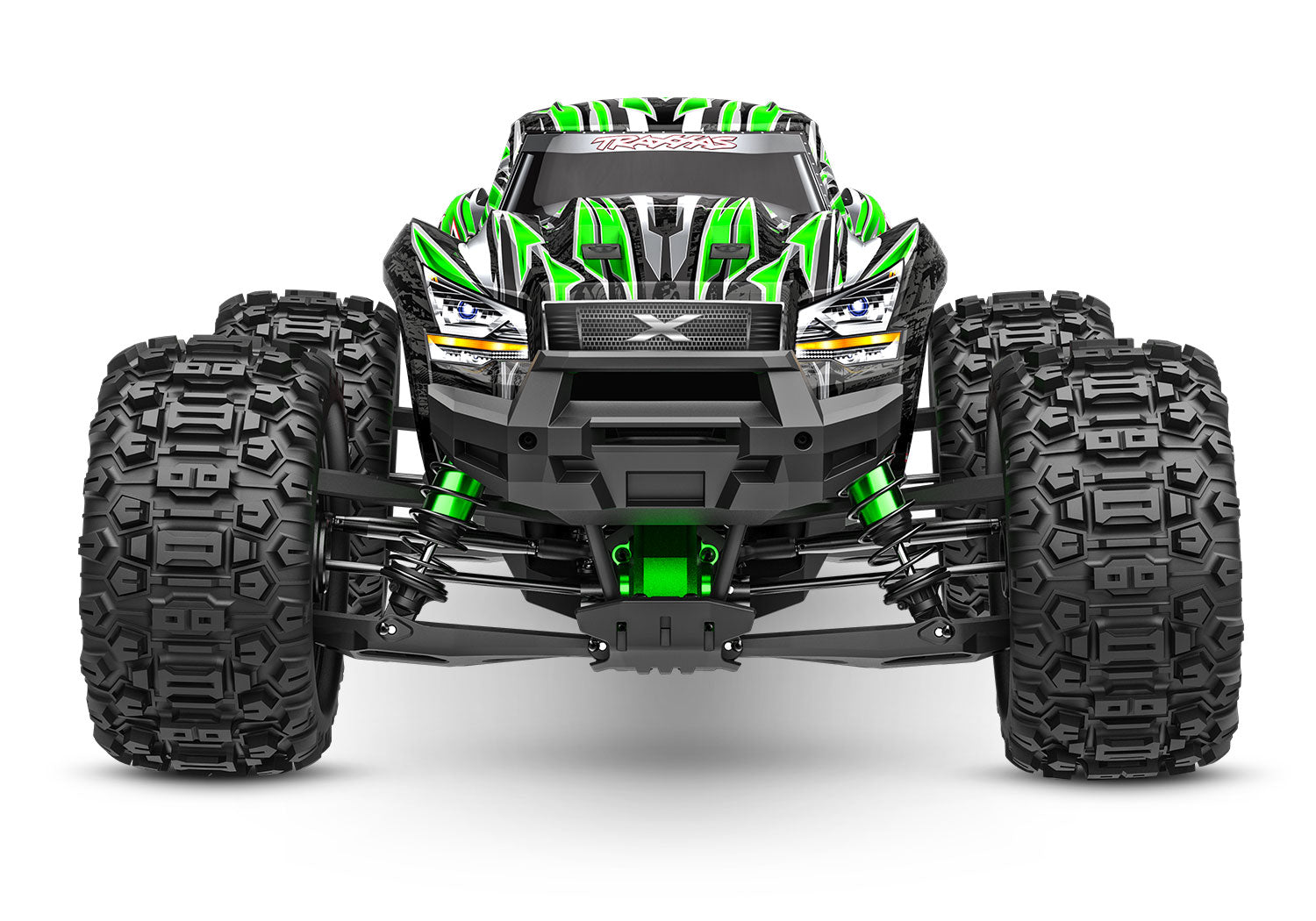 限定版】トラクサス 1/5 X-MAXX Ultimate 8S 4WD グリーン ブラシレスESC＆モーター モンスタートラック tra