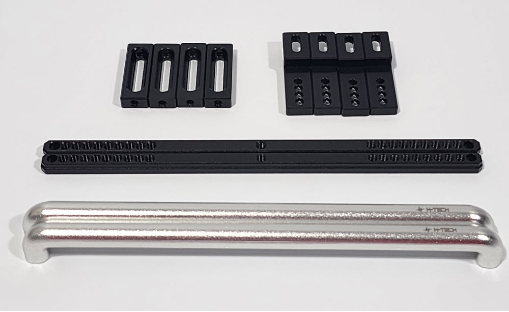 H-TECH 1/10トラクサス TRX4用 アルミメタルサイドステップ HTSS-04各色