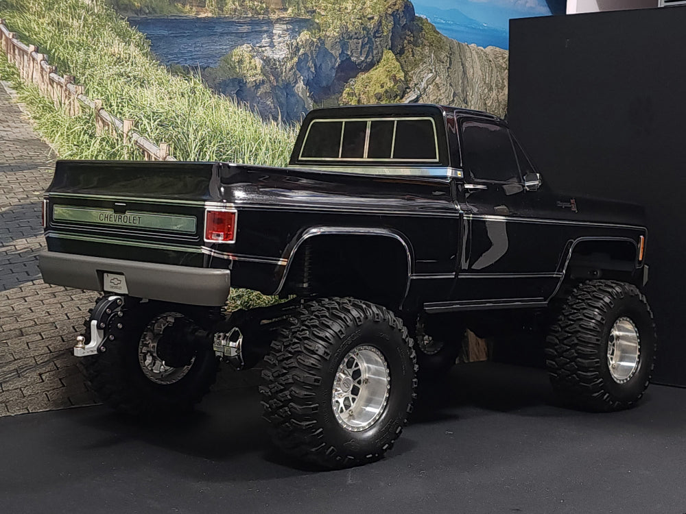 H-TECH Traxxas TRX4 Blazer K10およびK5用 CNCアルミニウムメタルリアバンパー