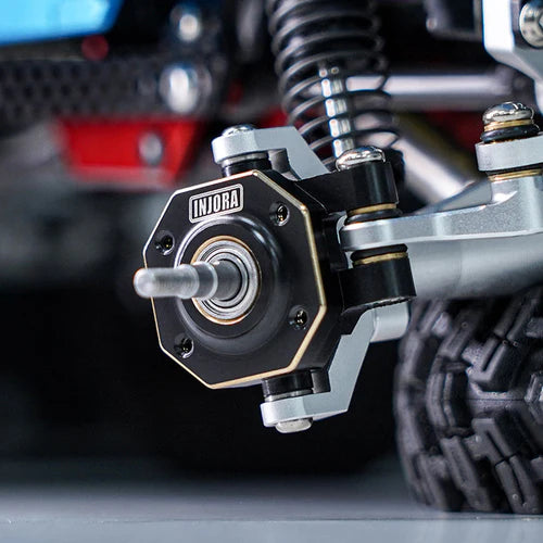 1/18 TRX4M用 真鍮製ステアリングナックルとカウンターウェイト