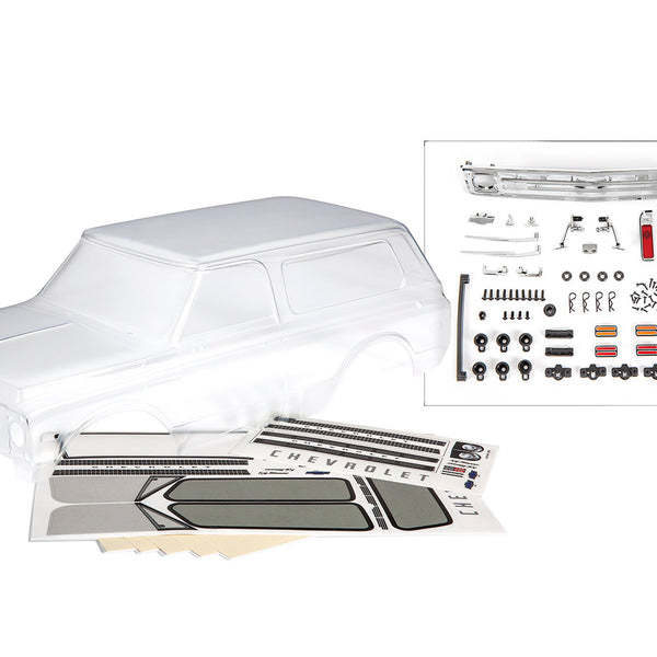 トラクサス TRX-4 1969 シボレー ブレイザー クリアボディ 9112