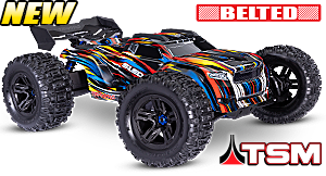 NEW！ トラクサス Sledge BELTED RTR ベルト付きタイヤ 6S 4WD ブラシレス 1/8 モンスタートラック VXL-6