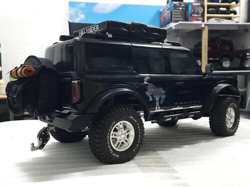 H-TECH RC 1/10スケール アルミメタルヒッチマウント＆ドロップヒッチセット (HTHDS-01)