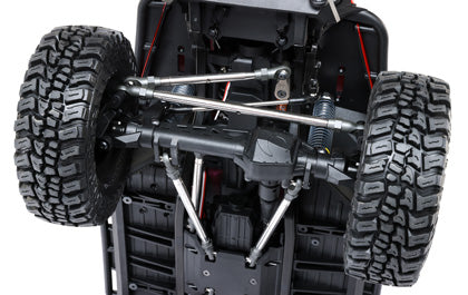 アキシャル1/10 SCX10 III ジープ CJ-7 4WD ブラシ付き RTR、レッド