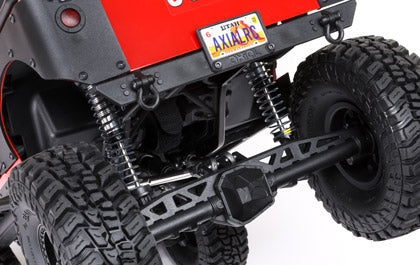 アキシャル 1/10 SCX10 III ジープ CJ-7 4WD ブラシ付き RTR、グレー