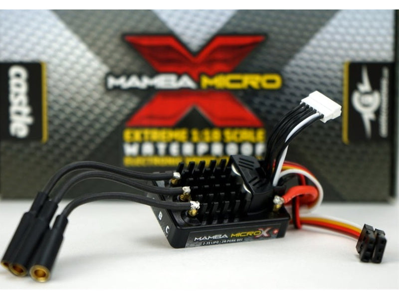 キャッスルクリエーションズ　1/10、1/16、RCカー、クローラーESC　防水　マンバマイクロXクローラーESC 010-0162-00