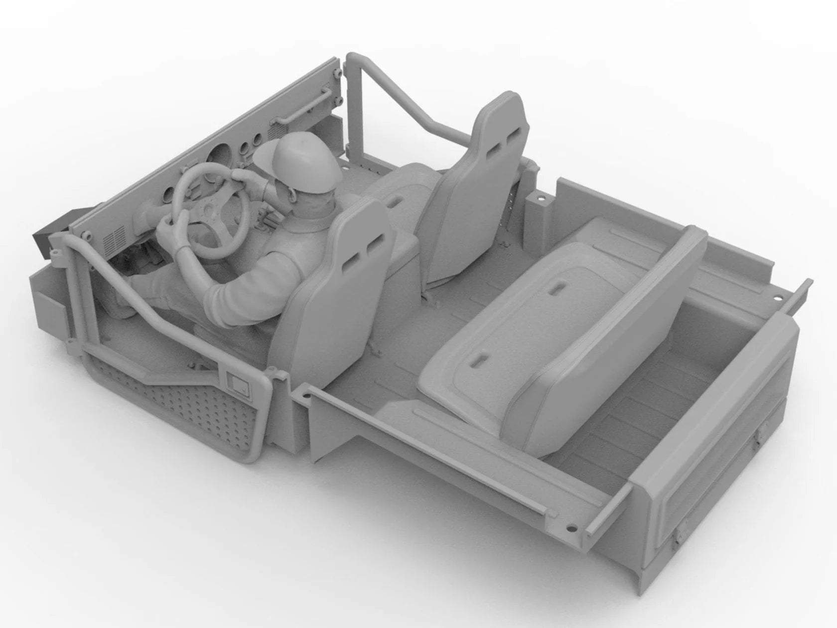 Knight Customs アキシャル　SCX10 III Jeep　CJ-7 インテリアディテールセット　内装　インテリア　ナイトカスタム (コピー)