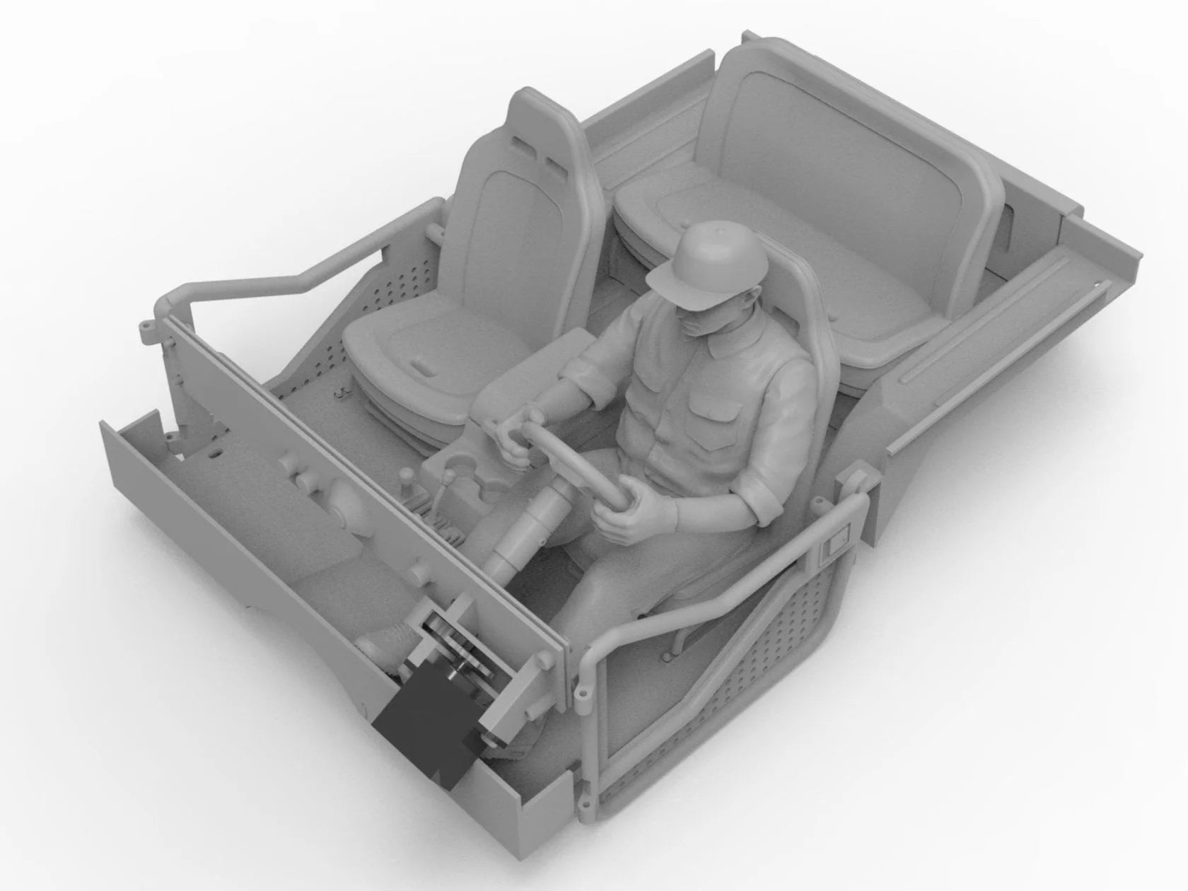 Knight Customs アキシャル　SCX10 III Jeep　CJ-7 インテリアディテールセット　内装　インテリア　ナイトカスタム (コピー)