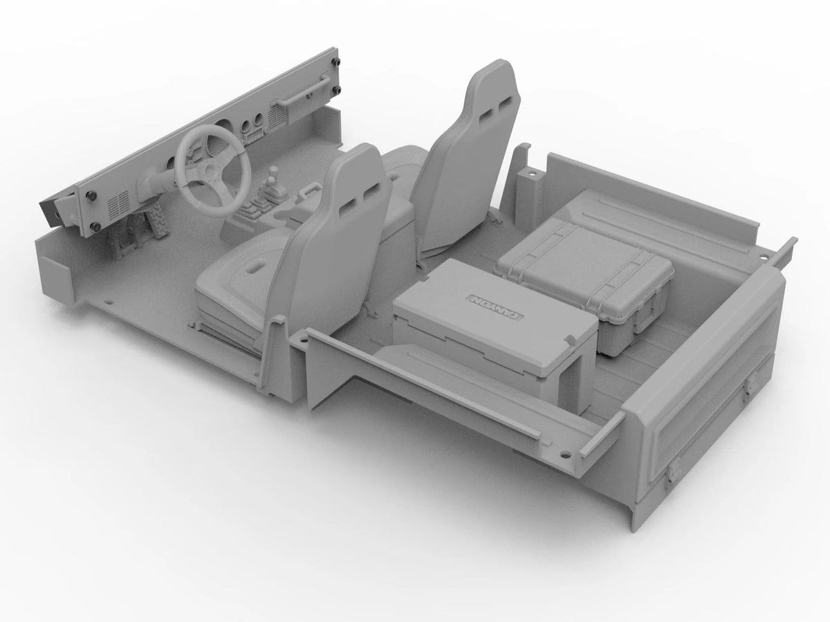 Knight Customs アキシャル　SCX10 III Jeep　CJ-7 インテリアディテールセット　内装　インテリア　ナイトカスタム (コピー) - RCTRAIL