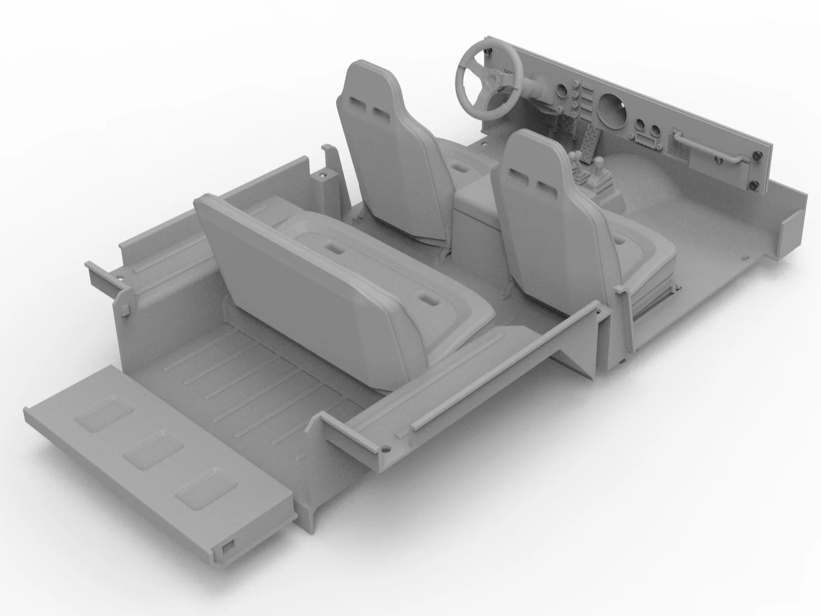 Knight Customs アキシャル　SCX10 III Jeep　CJ-7 インテリアディテールセット　内装　インテリア　ナイトカスタム (コピー) - RCTRAIL