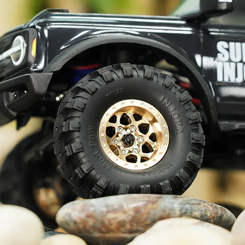 INJORA 1.0インチ 58*23mm マッドパウ M/T タイヤ (T1023)