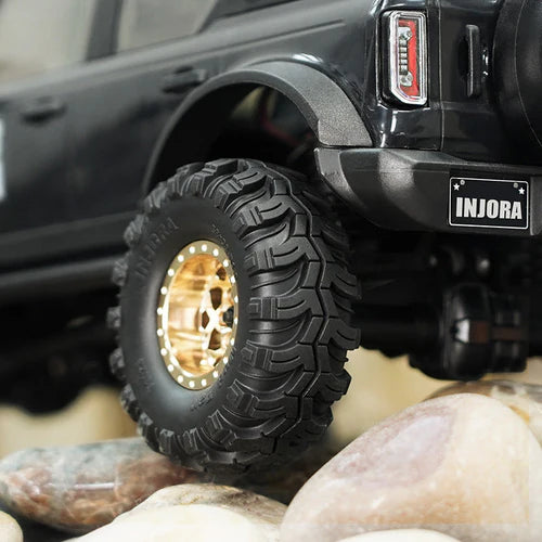 INJORA 1.0インチ 58*23mm マッドパウ M/T タイヤ (T1023)