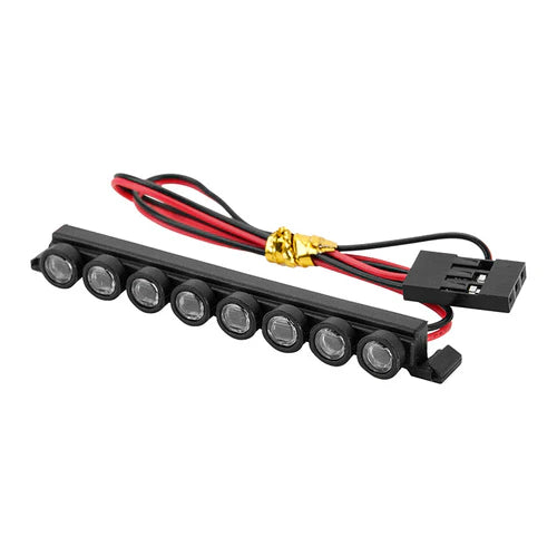 1/18 TRX4M ブロンコ用 ナイロン成形 8LED ルーフライトバー