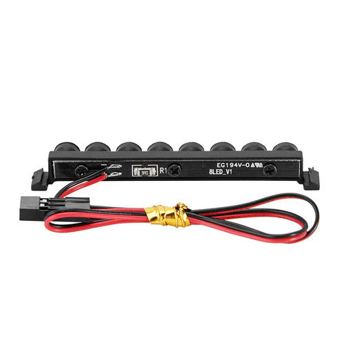 1/18 TRX4M ブロンコ用 ナイロン成形 8LED ルーフライトバー