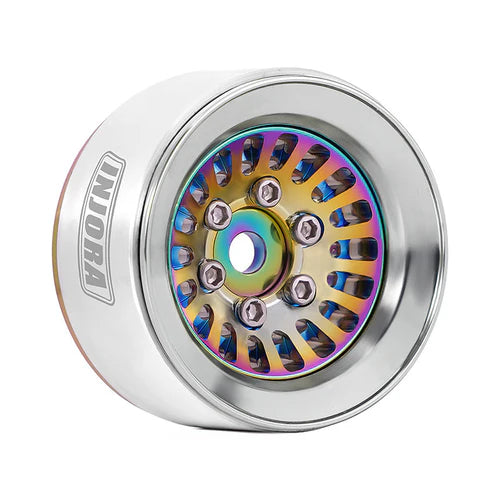 1/18 1/24 RCクローラー用 タービン 1.0インチ アルミビードロックホイール  DGW-1055CL