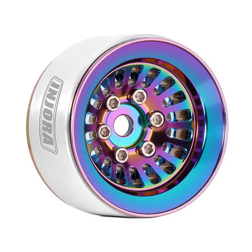 1/18 1/24 RCクローラー用 タービン 1.0インチ アルミビードロックホイール  DGW-1055CL