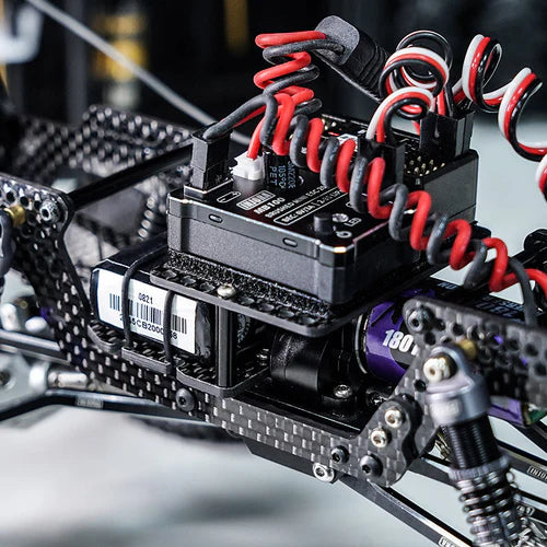 1/18 TRX4M用　ダブルデッカー カーボンファイバートレイ バッテリー ESC レシーバートレイ　4M-103