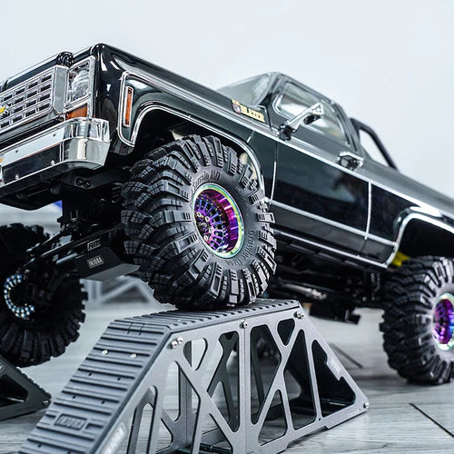 1/10 RCクローラー用　タービン 1.9インチ アルミビードロックホイール オフセット -10mm (4本)