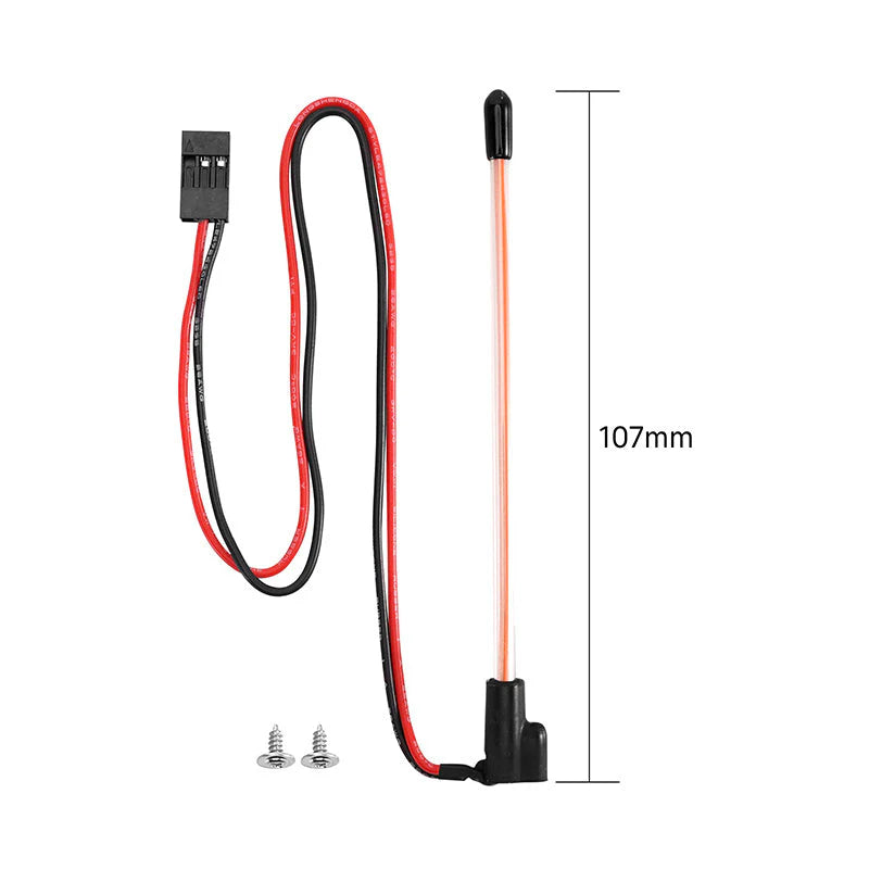 1/18 1/24 RCクローラー用 LEDホイップライト 各色