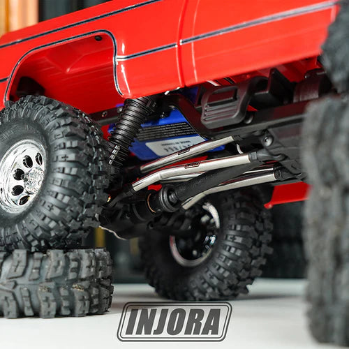 INJORA ステンレススチール製ハイクリアランスリンクセット 1/18 TRX4M ハイトレイル K10 F150用 - RCTRAIL