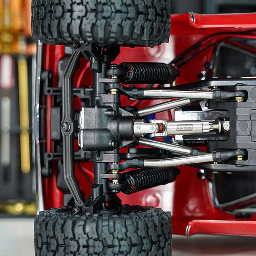 ステンレススチールドライブシャフト 1/18 RCクローラー TRX4M ハイトレイル K10 F150用 4M-72SR